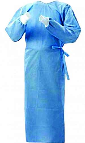 Avental manga longa descartável Avental manga longa descartável