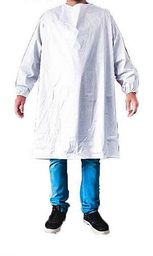 avental manga longa avental manga longa