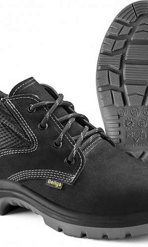 botina de segurança com cadarço e bico pvc botina de segurança com cadarço e bico pvc