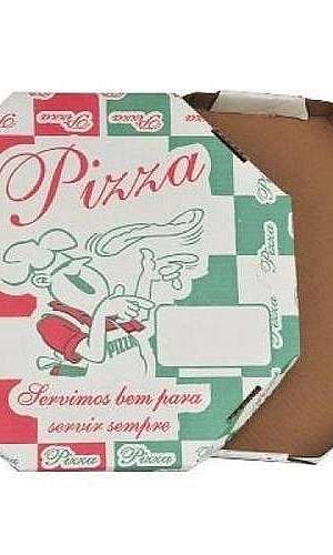 caixa de pizza estampada