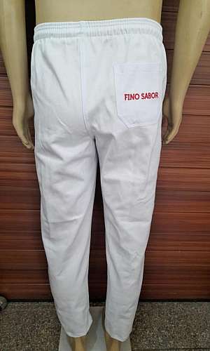 calça branca uniforme calça branca uniforme