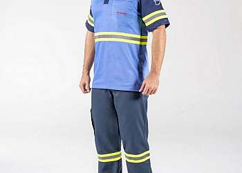 Calça operacional com faixa refletiva Calça operacional com faixa refletiva