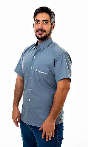 camisa social manga curta uniforme camisa social manga curta uniforme