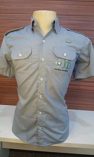 camisa social uniforme masculino