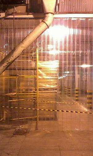 Cortina de pvc transparente Cortina de pvc transparente