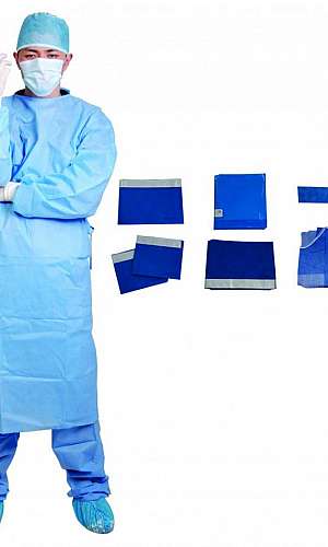 Jaleco descartável Jaleco descartável