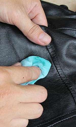 Lavanderia jaqueta de couro Lavanderia jaqueta de couro